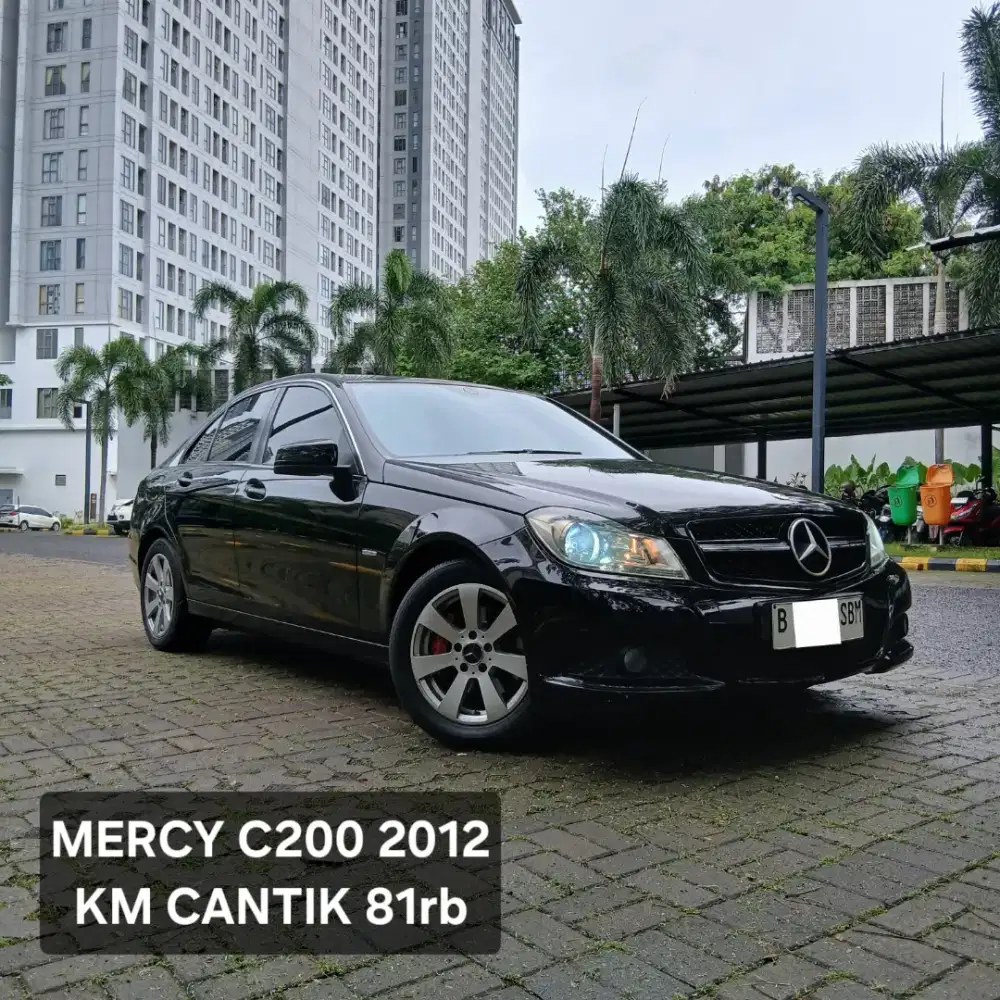 CASH - MERCY C200 CGI 2012 - KM CANTIK