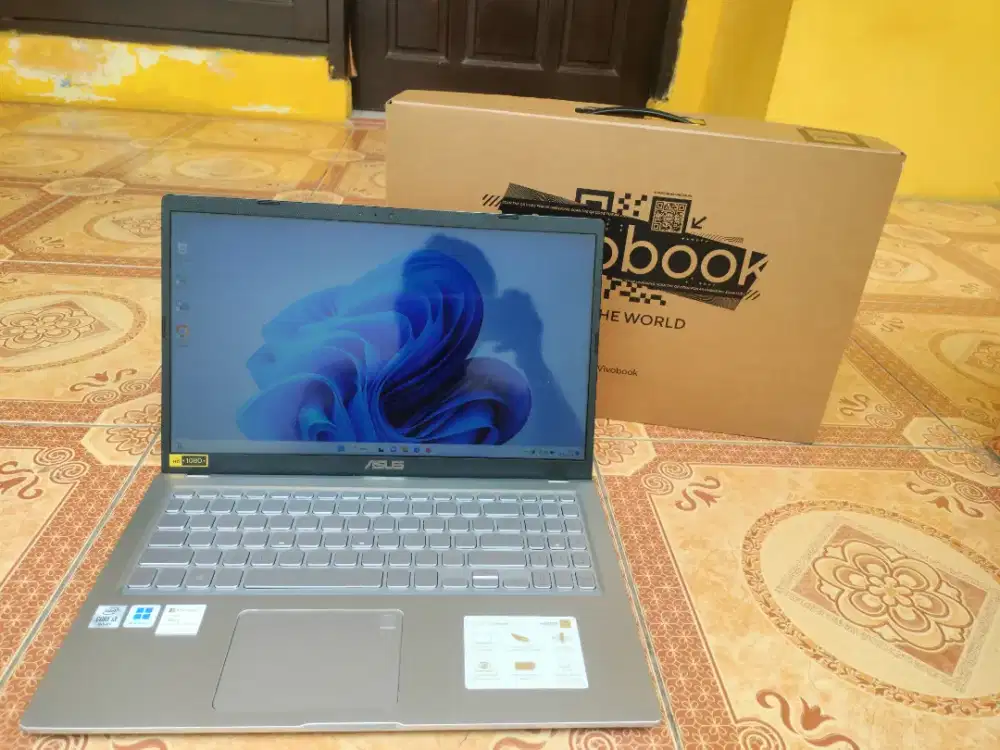 Asus Vivobook Core i3 Gen 10 SSD Keyboard Nyala Fullset Dus