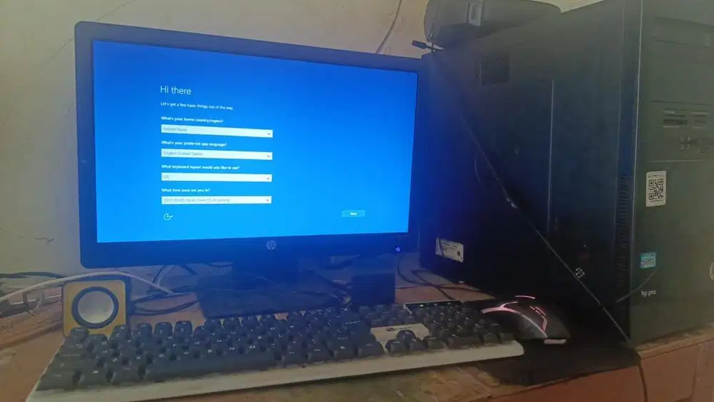 PC merk HP Pro intel core 3