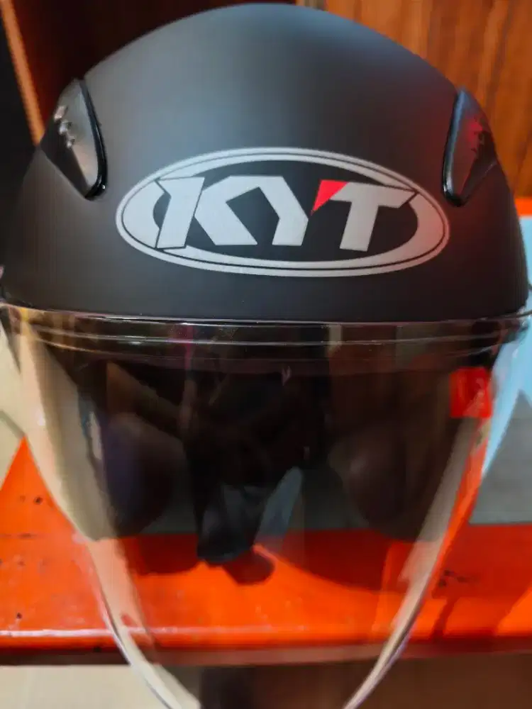 Helm KYT Galaxy Flat R Hitam Doff