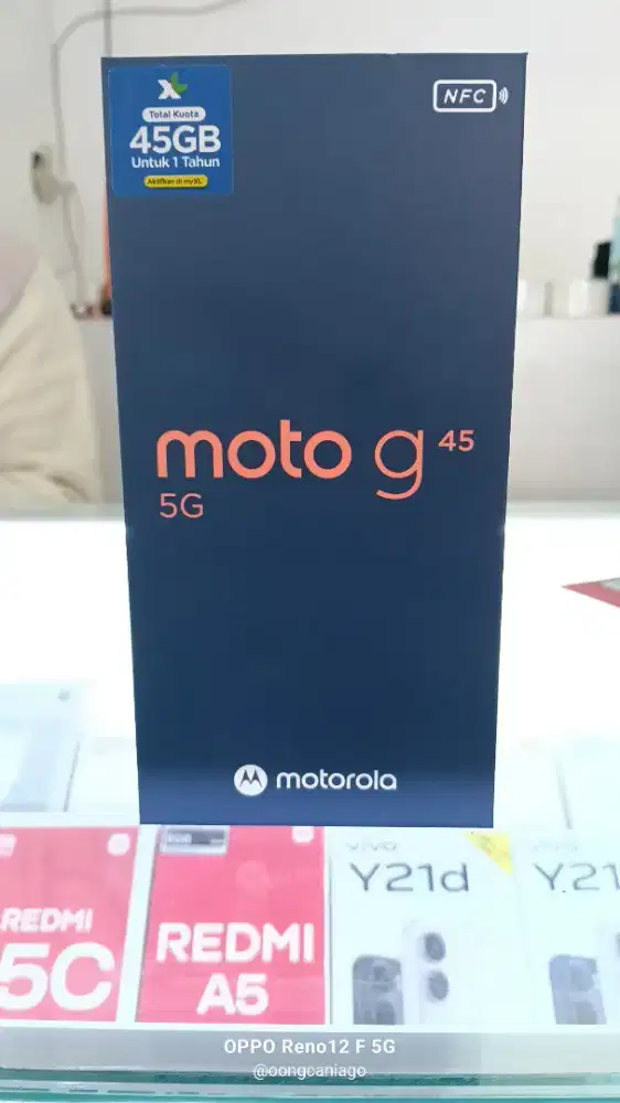 Motorola G45 5G 8/256GB. Baru dan bergaransi resmi 1Tahun.