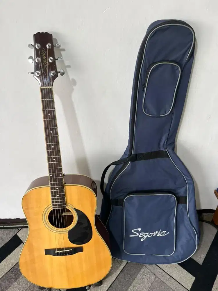 Gitar akustik elektrik Segovia d07 gn preamp fishman