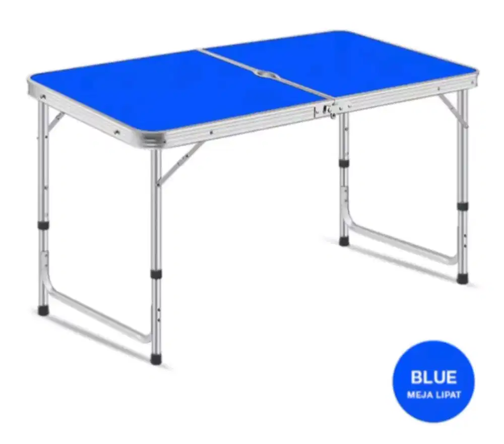 Di jual meja lipat portable ukuran 120/60 cm.