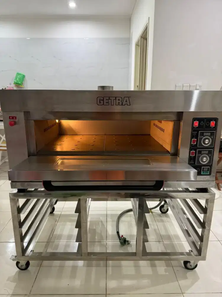 Dijual oven getra 1 deck muat 2 loyang