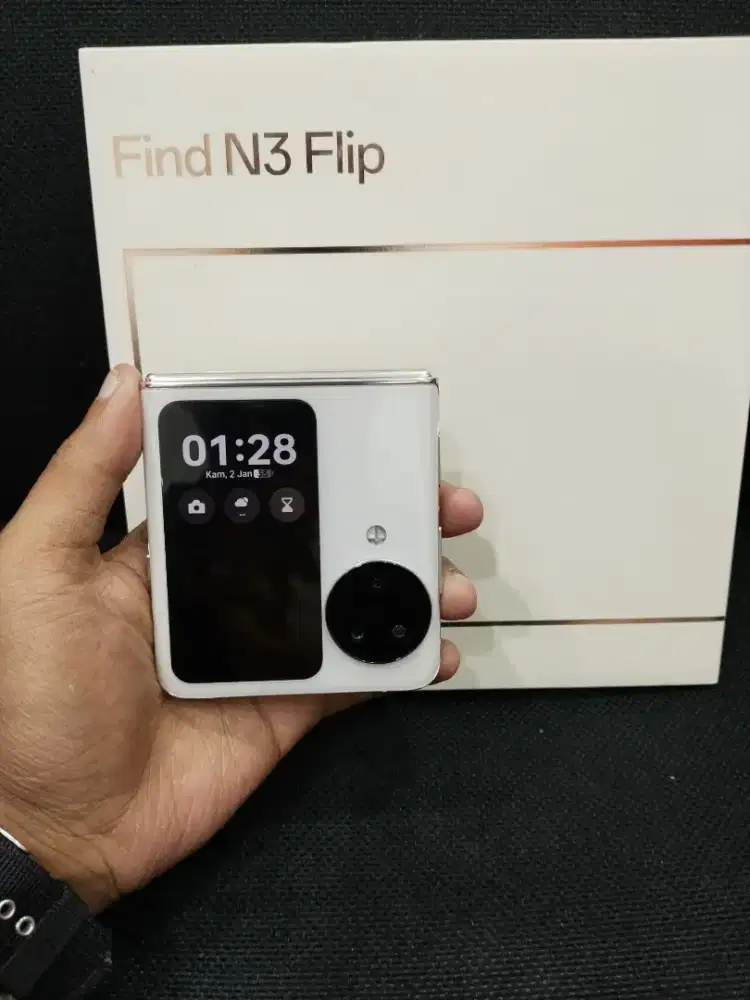 Oppo Find N3 Flip 5G 12/256 Garansi Panjang, Mulus, Fullset Ori