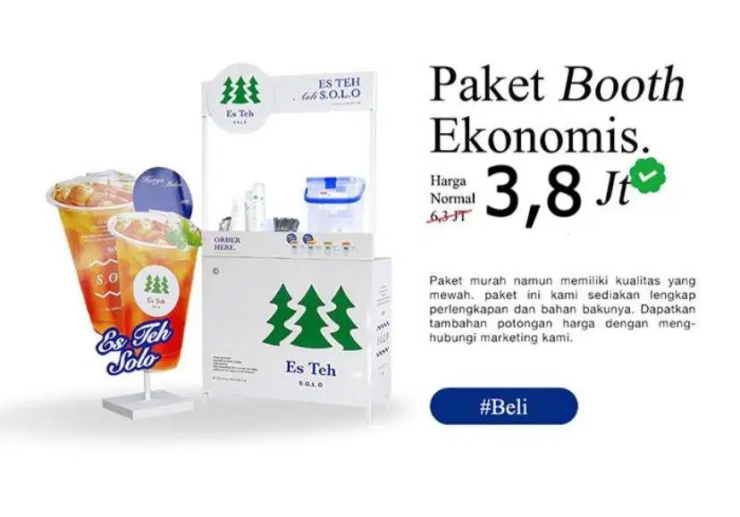 Jual Stand Es Teh Solo