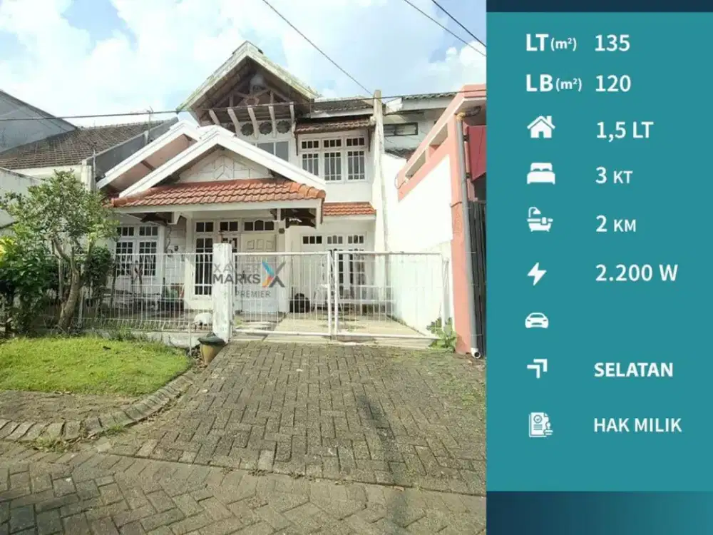 Dijual Rumah 1,5 Lantai di Araya Blimbing Malang Dekat Mall Araya