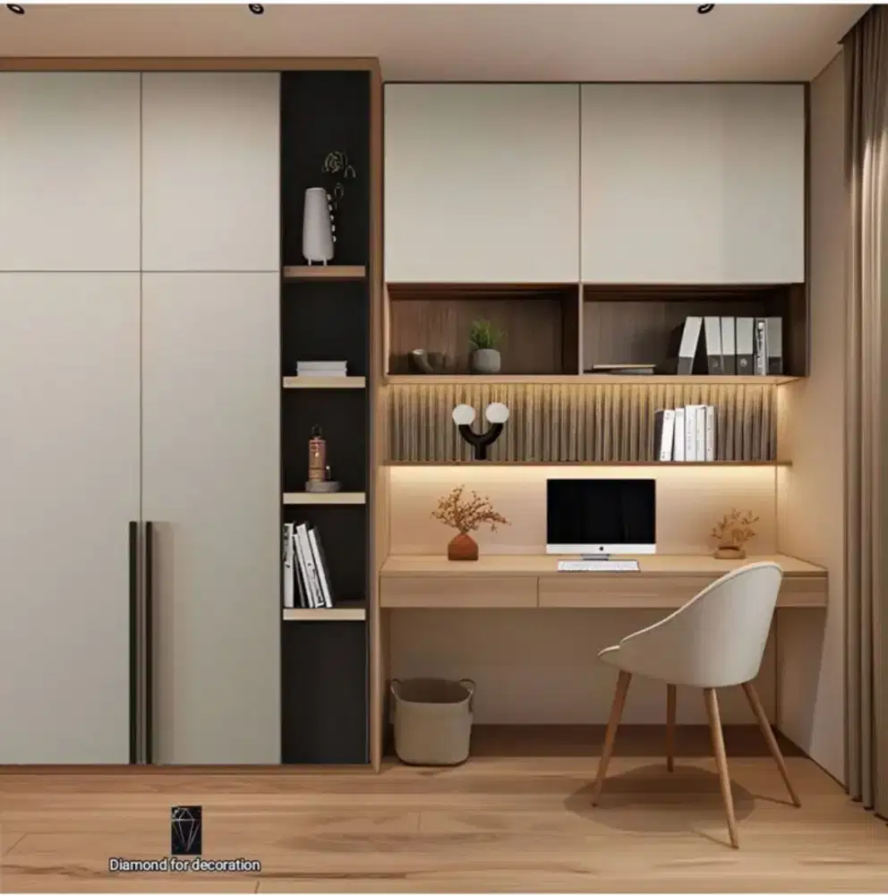 DESIGN INTERIOR, KITCHEN SET, LEMARI PAKAIAN, BACKDROP TV, KAMAR SET