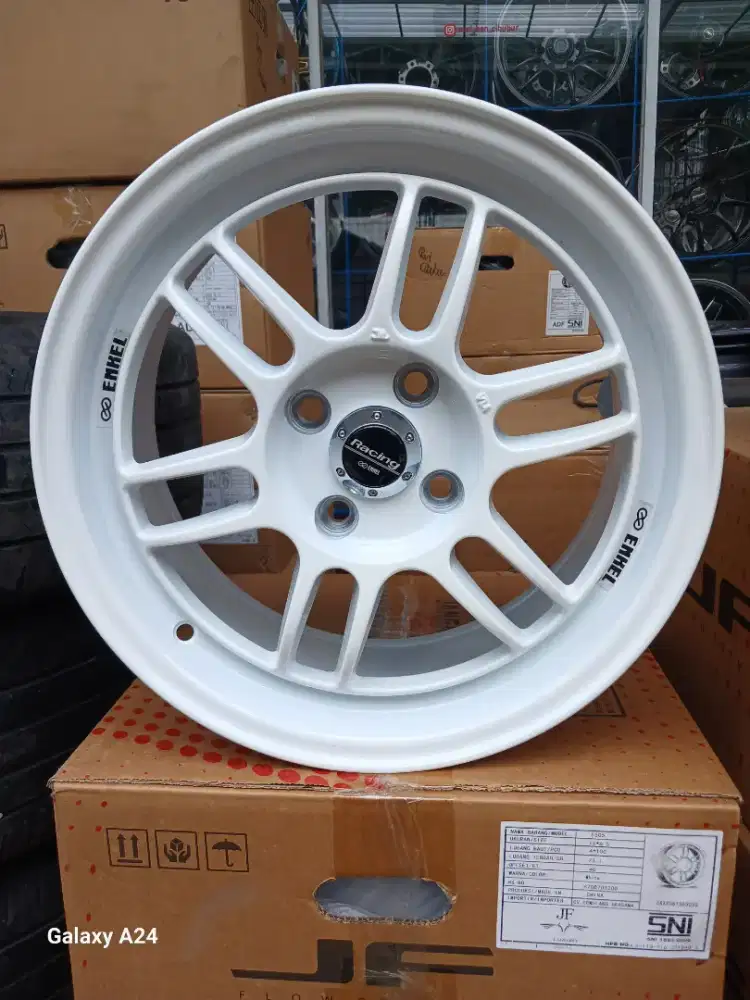 Enkei Rpf1 ring 15 lebar 6,5 pcd 4x100 ET 40 brio calya