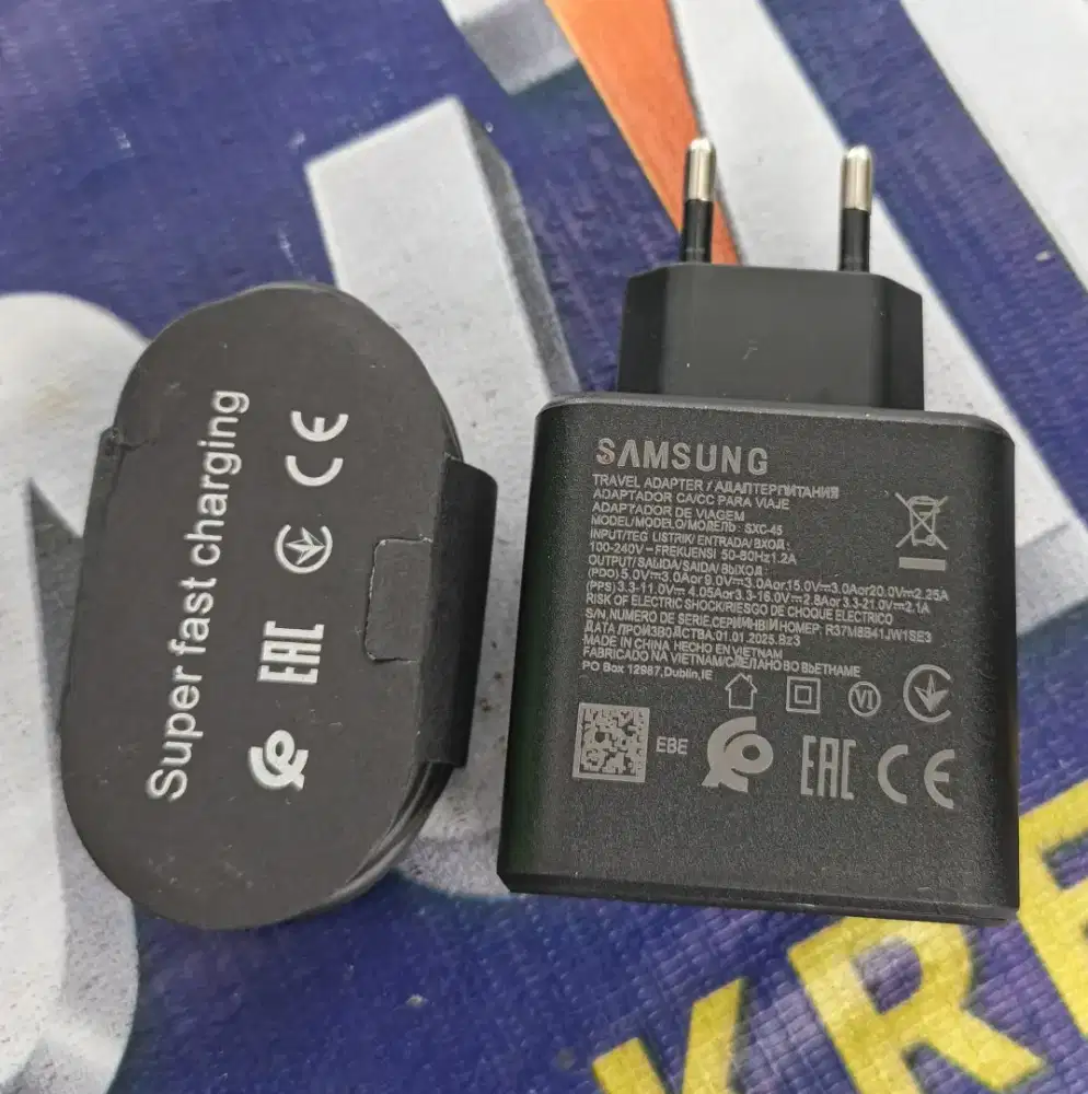 Casan Samsung 45 Watt Super Fast Charging Original
