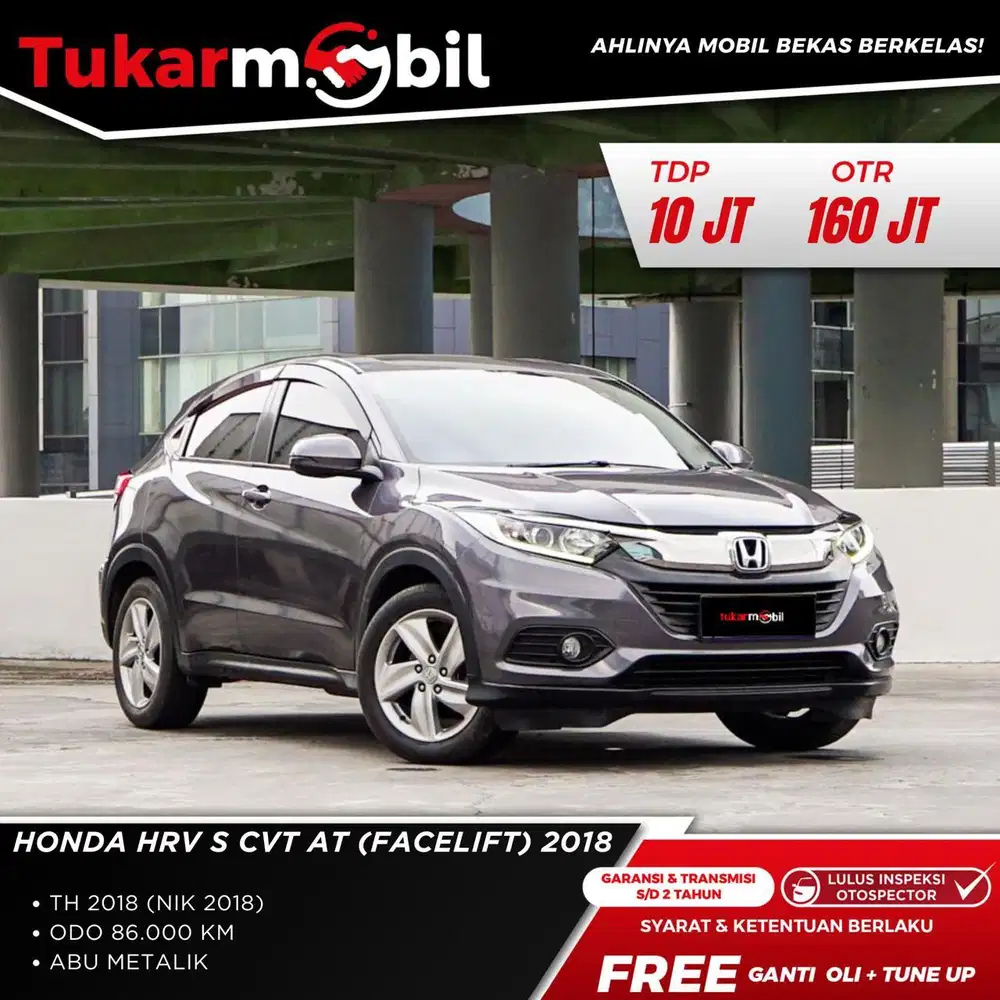 Honda HRV S CVT AT(Facelift) 2018