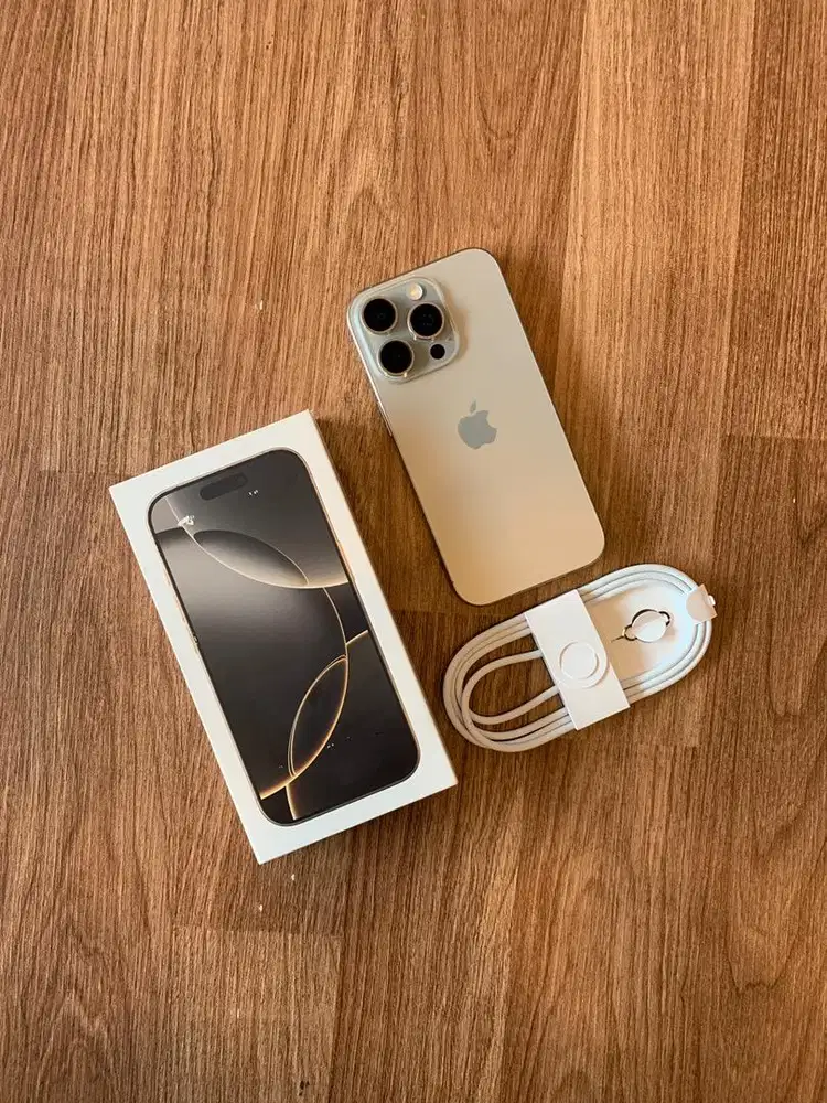 Iphone 16 Pro 256GB Natural Resmi ibox