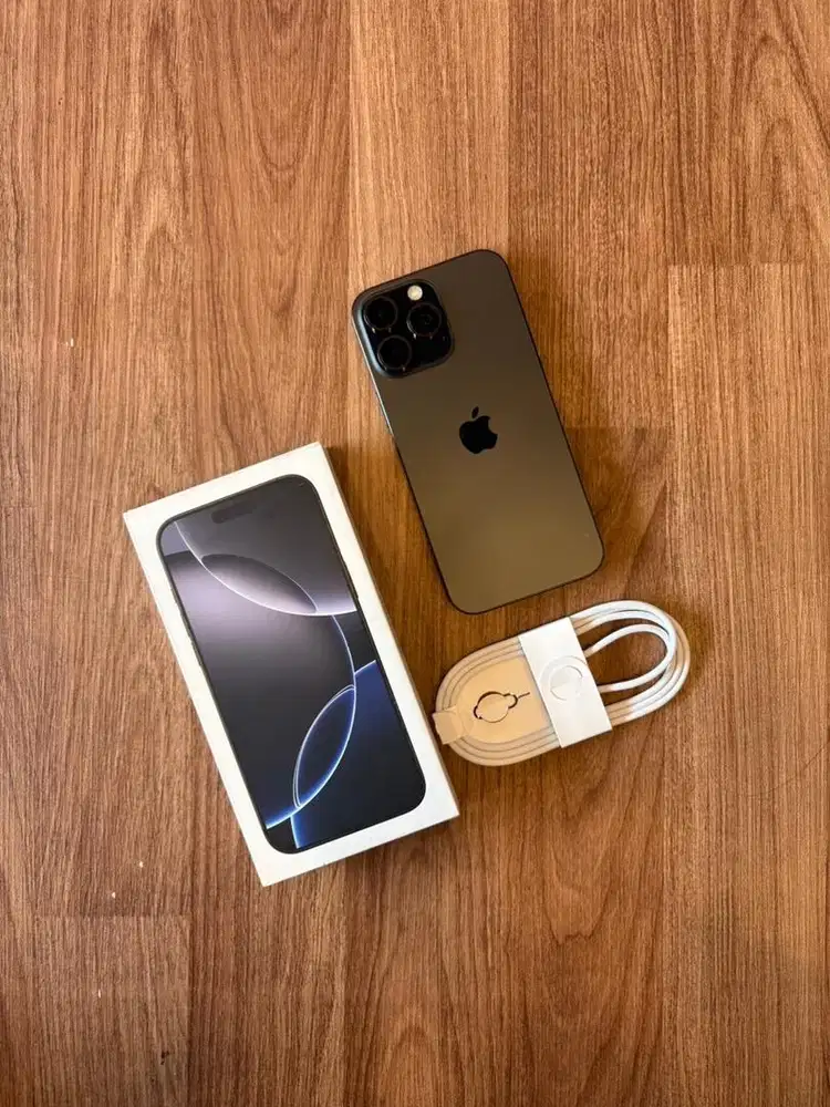 Iphone 16 Pro Max 256GB Black Resmi ibox