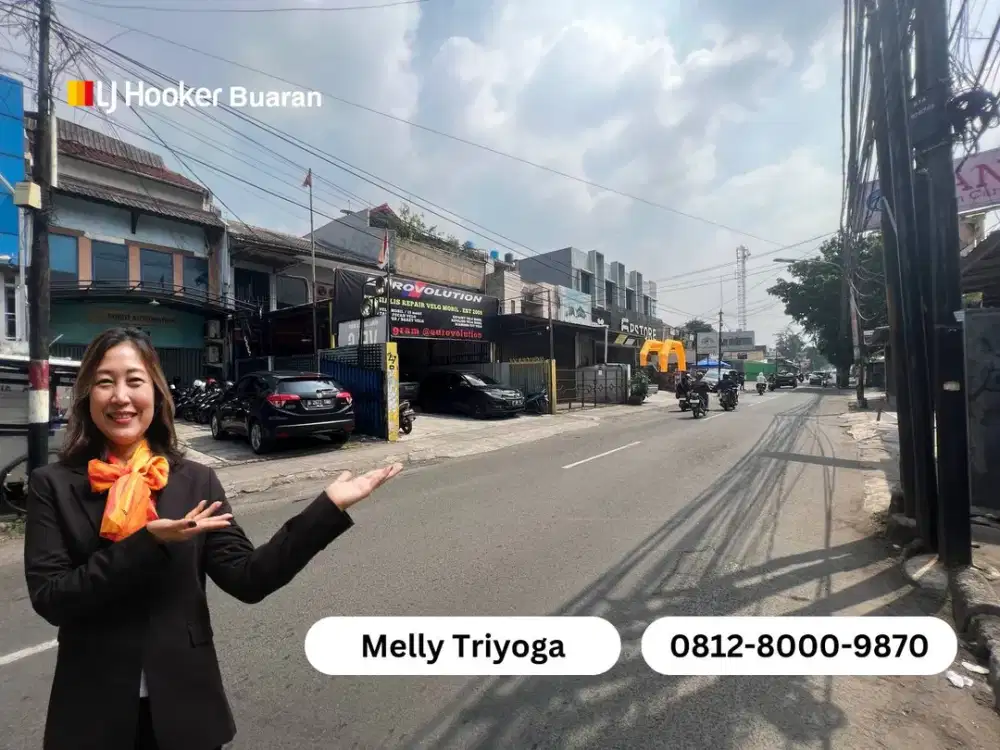 Ruko 3 Lantai pinggir Jalan Raya Condet Cililitan Jakarta Timur