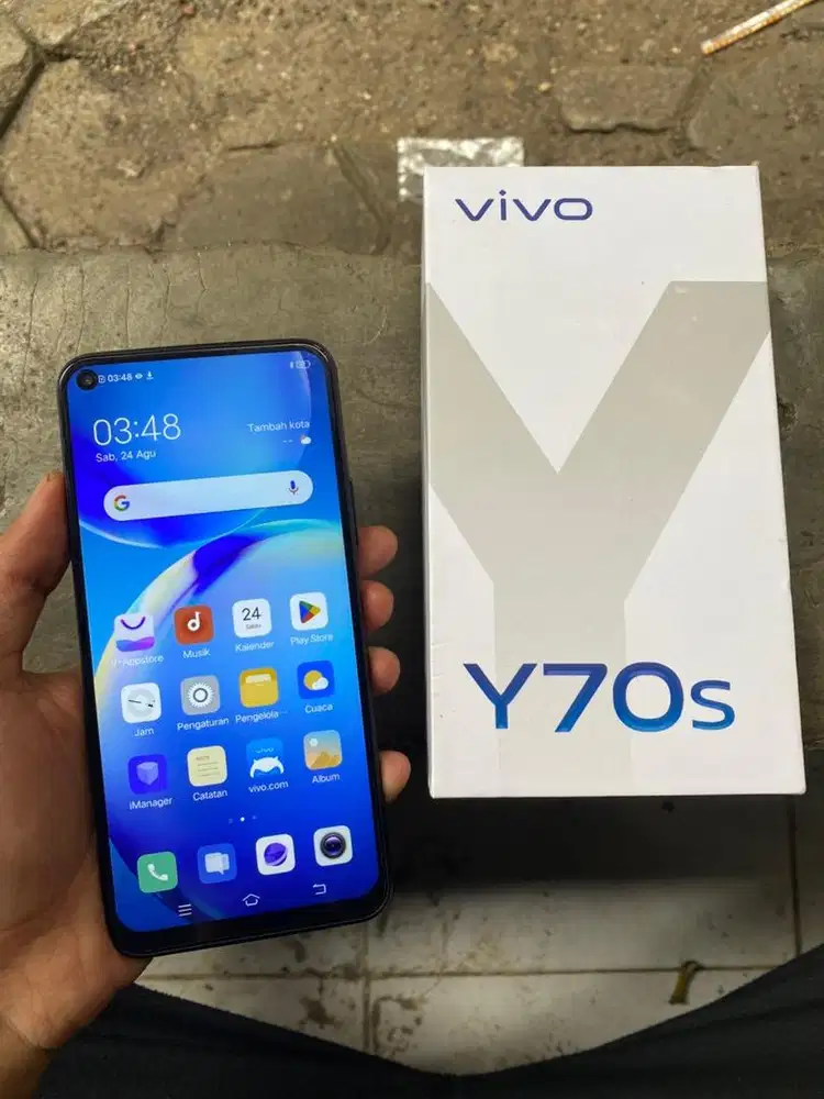 Vivo Y70s 5G Ram 8/256 Fullset Mulus