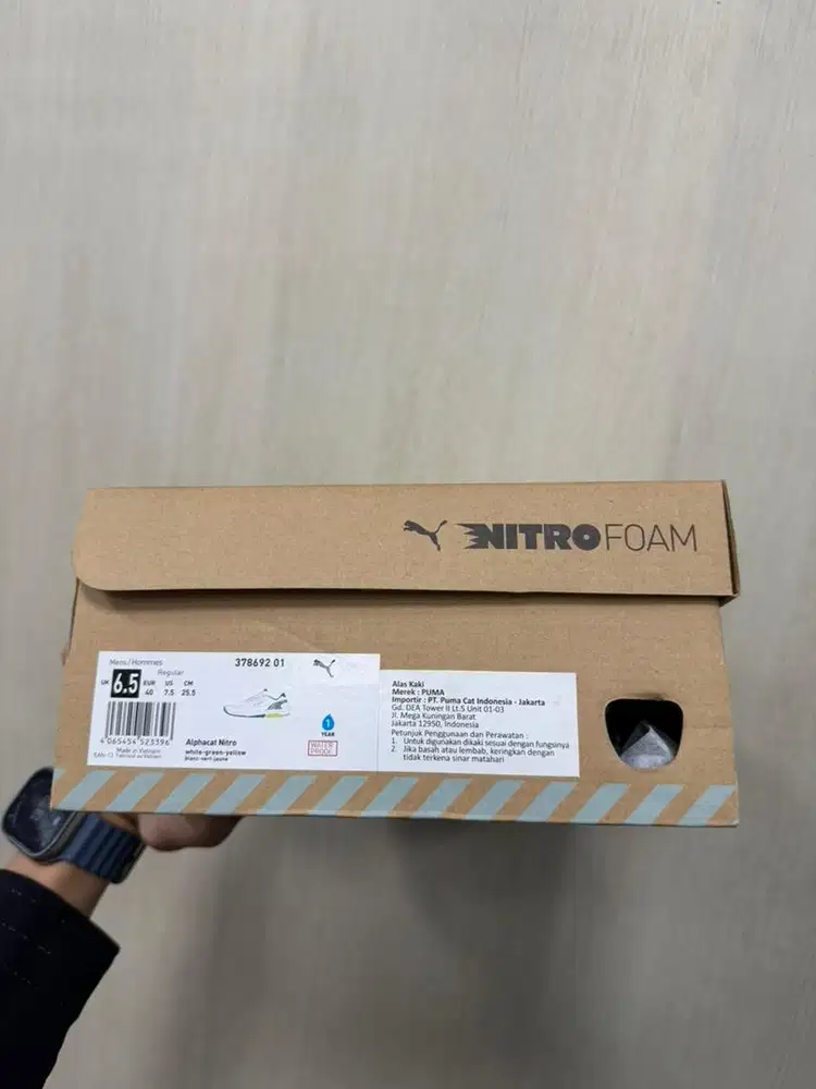 Puma Alphacat Nitro Golf Soes White Green