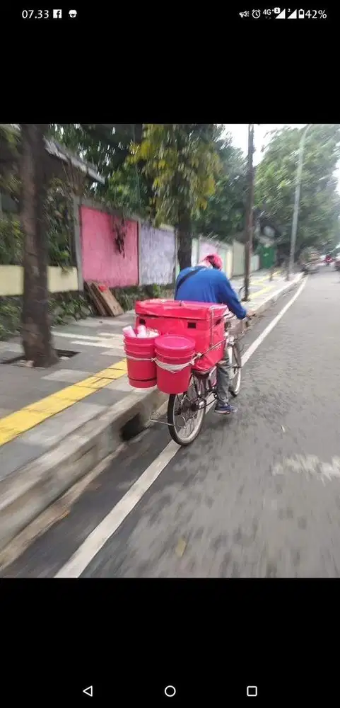 Dicari hawker/pedagang keliling ice cream diamond