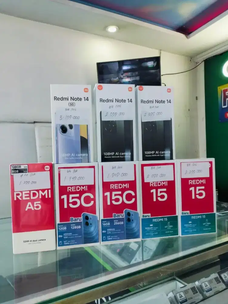 READY REDMI SERIES BARU & GARANSI