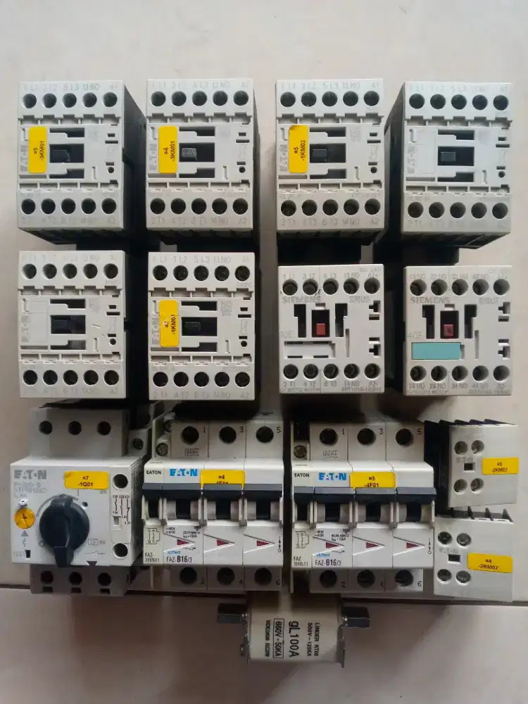 Kontaktor, mcb, motor control copotan panel