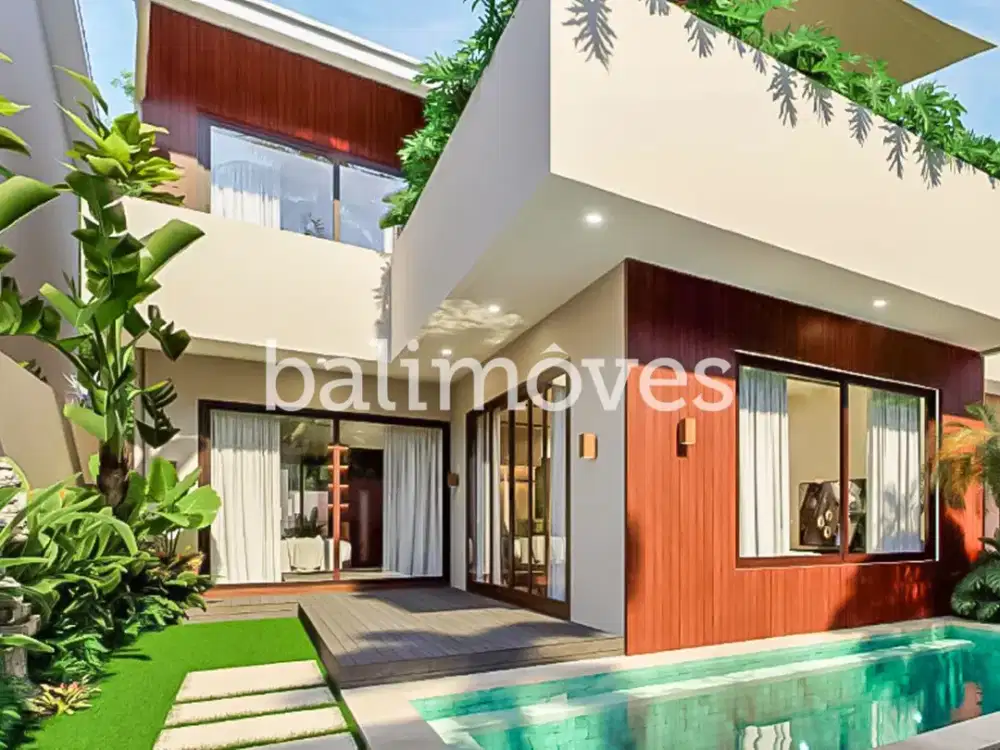 Vila Off Plan Dua Lantai Cantik di Tepi Pantai Padanggalak