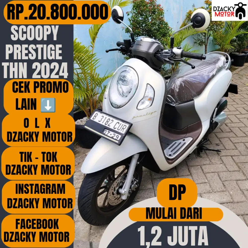SCOOPY PRESTIGE THN 2O24 SECOND LIKE NEW