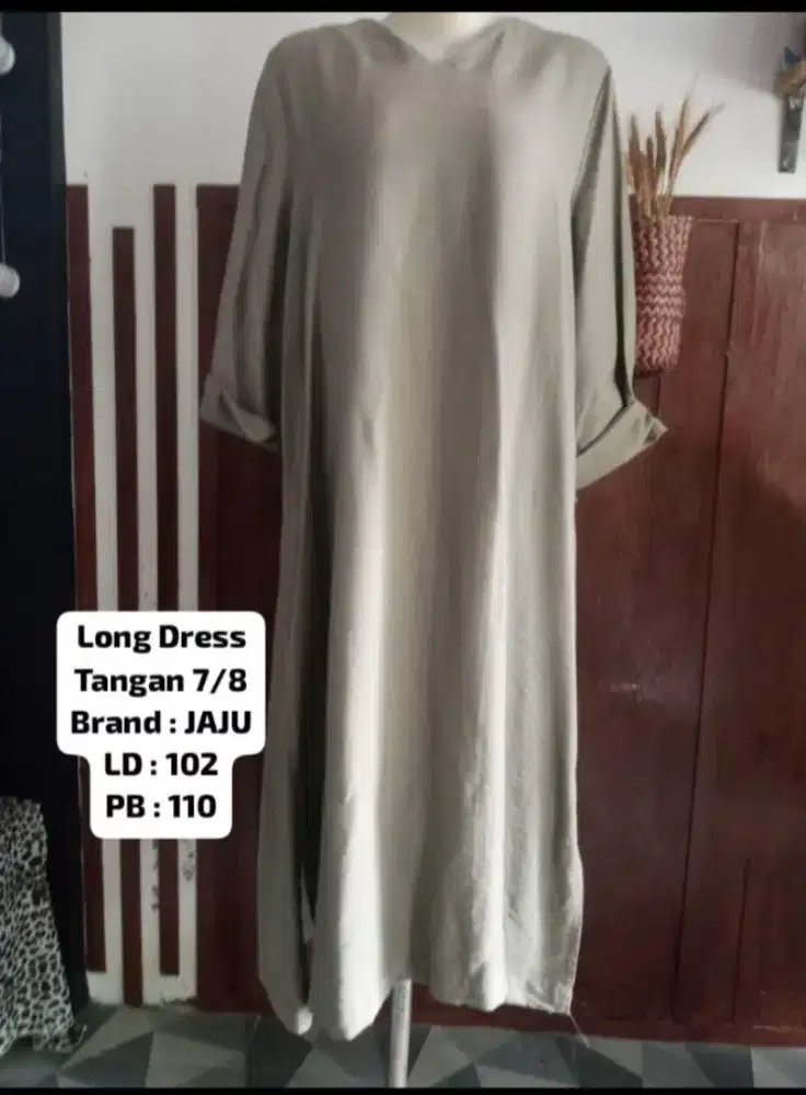 Long dress wanita