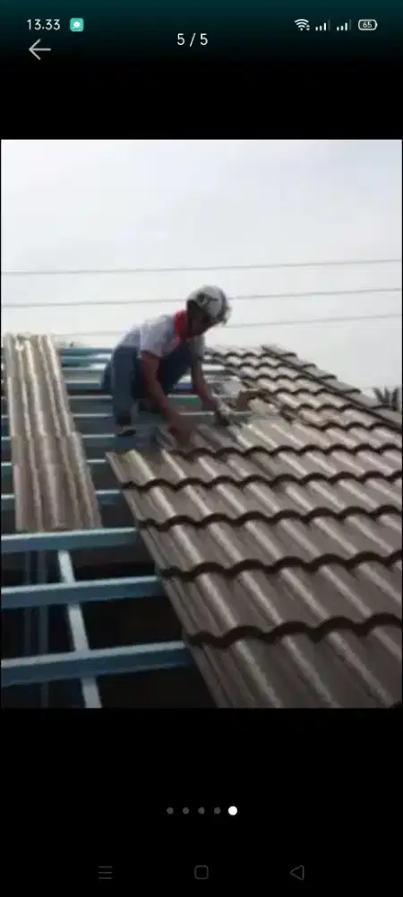 Atap bocor kanopi atap bajarigan terpasang dll bergaransi