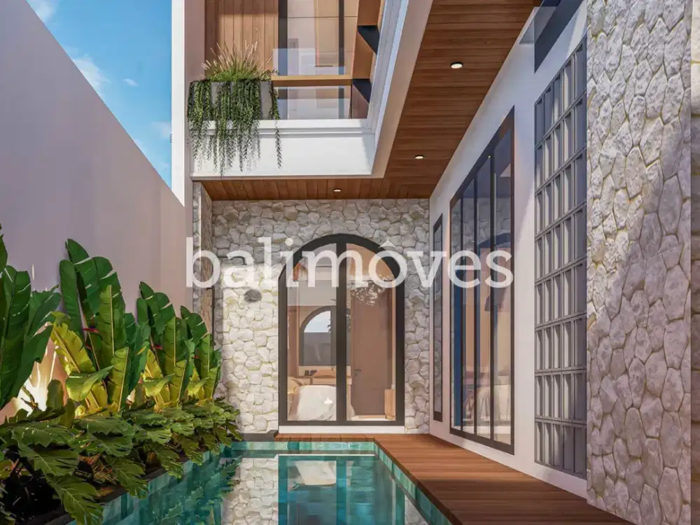 Vila Off Plan Dua Lantai Cantik di Tepi Pantai Padanggalak