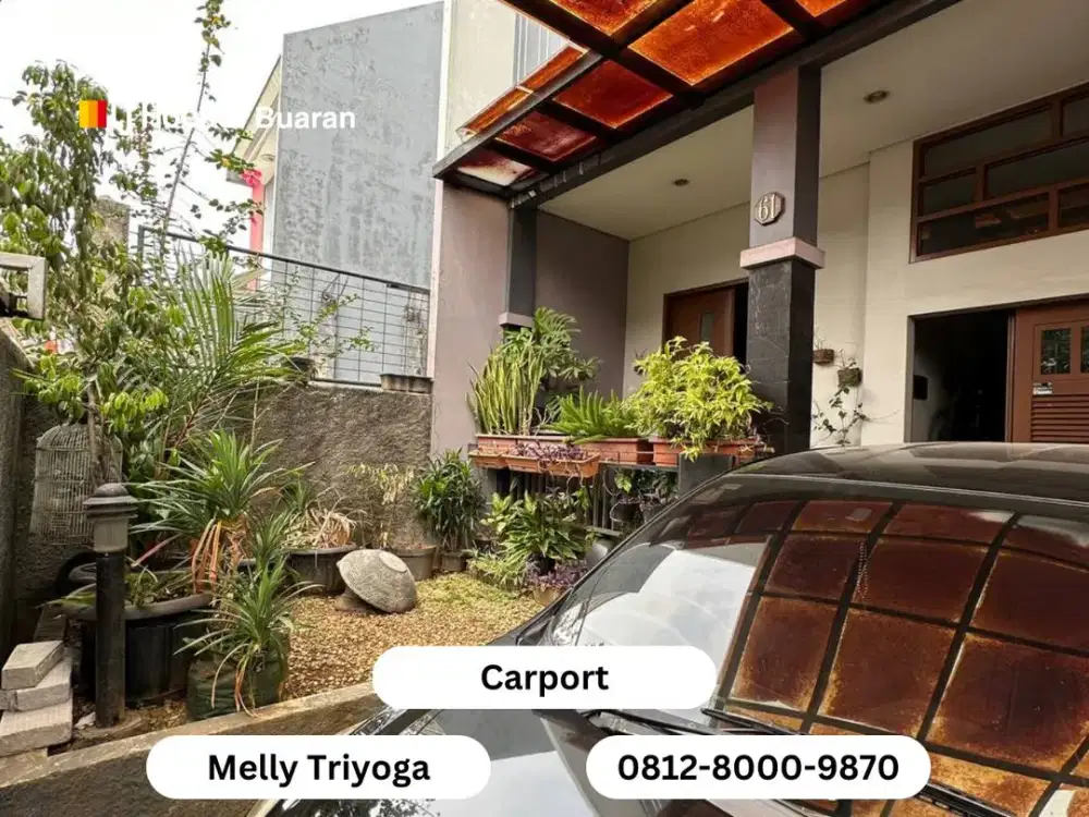 Dijual Rumah Asri Komplek Pondok Bambu Duren Sawit Jakarta Timur