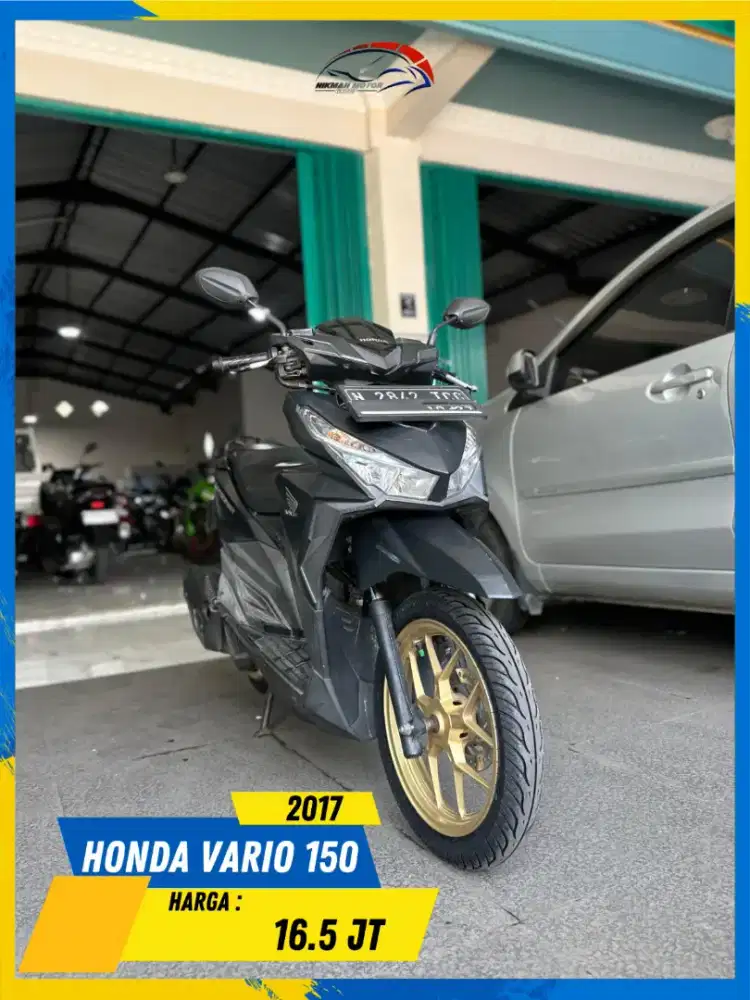 HONDA VARIO 150 2017 PASURUAN MURAH LURR HIKMAH MOTOR KEPUH MALANG