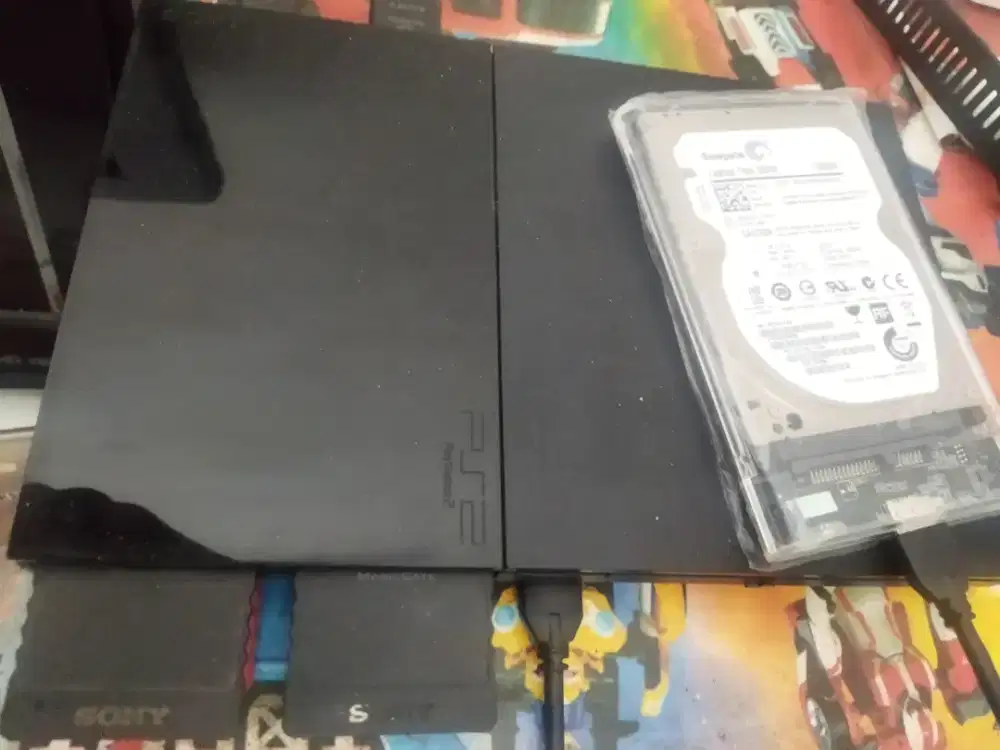 Jual Ps2 slim hdd