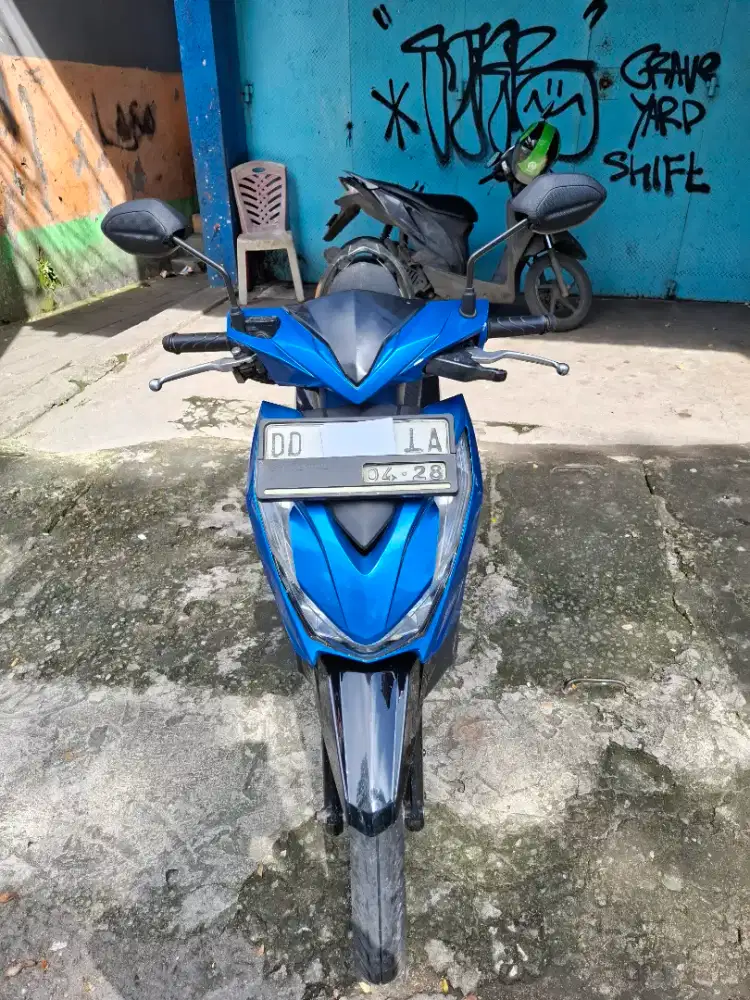Honda beat 110cc 2023 biru hitam