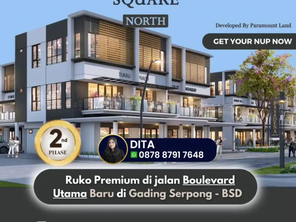 Pasadena Square North Ruko Di Kawasan Bisnis Viral Gading Serpong