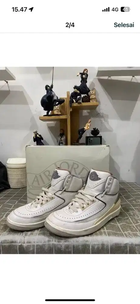 Nike Air Jordan 2 Retro White/Cement Grey-Sail-Black