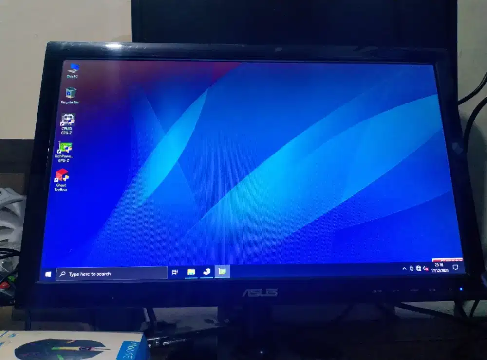 LED Monitor Asus 19inch normal layar bening