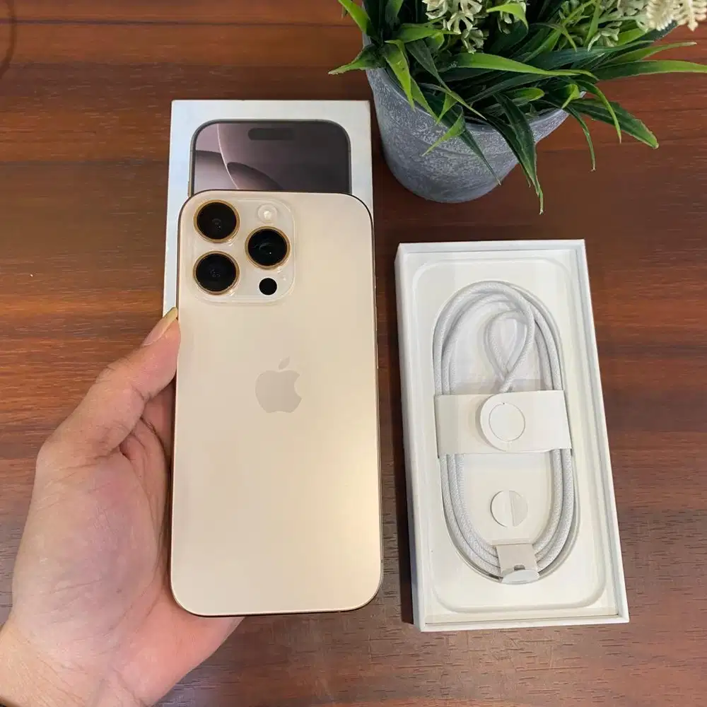 iPhone 16 Pro 256GB Desert Titanium inter Terdaftar Beacukai