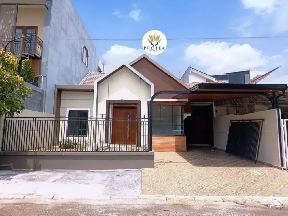 DIJUAL RUMAH SIAP HUNI, ROW JALAN LEBAR DI KENCANA LOKA BSD