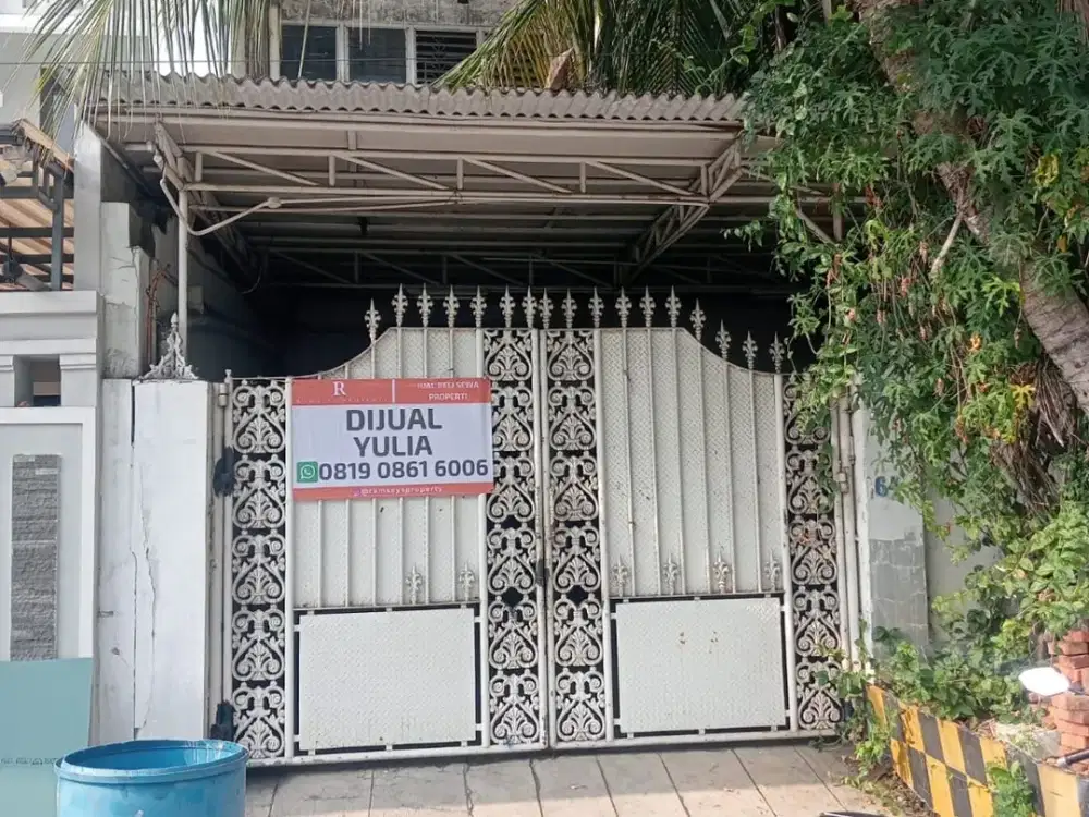 DIJUAL RUMAH MUARA KARANG, PLUIT, BLOK 9, JAKARTA UTARA, 2 LANTAI, LT. 150m2, HADAP SELATAN
