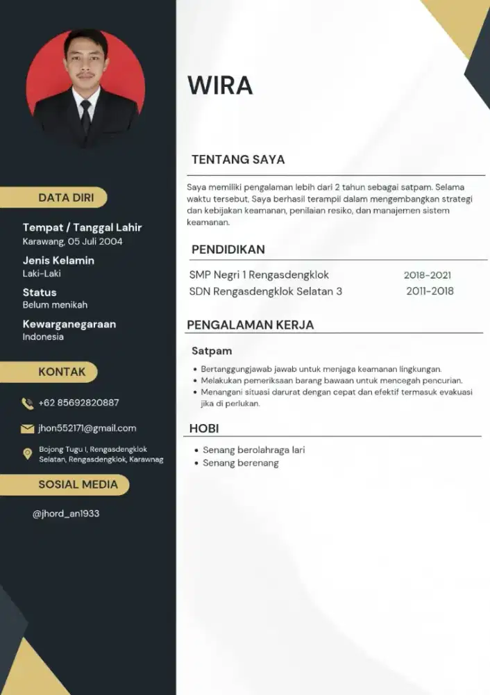 Info lowongan pekerjaan