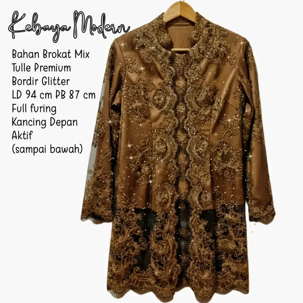 Kebaya Modern Brokat Tulle