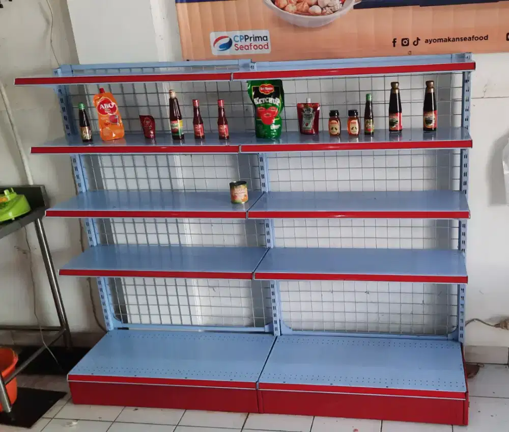 Rak Gondola seperti minimart