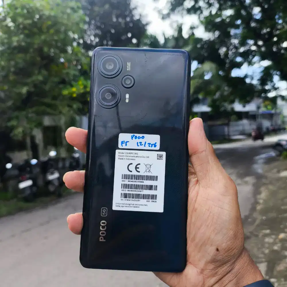 Poco F5 5G ram 12/256GB lengkap normal
