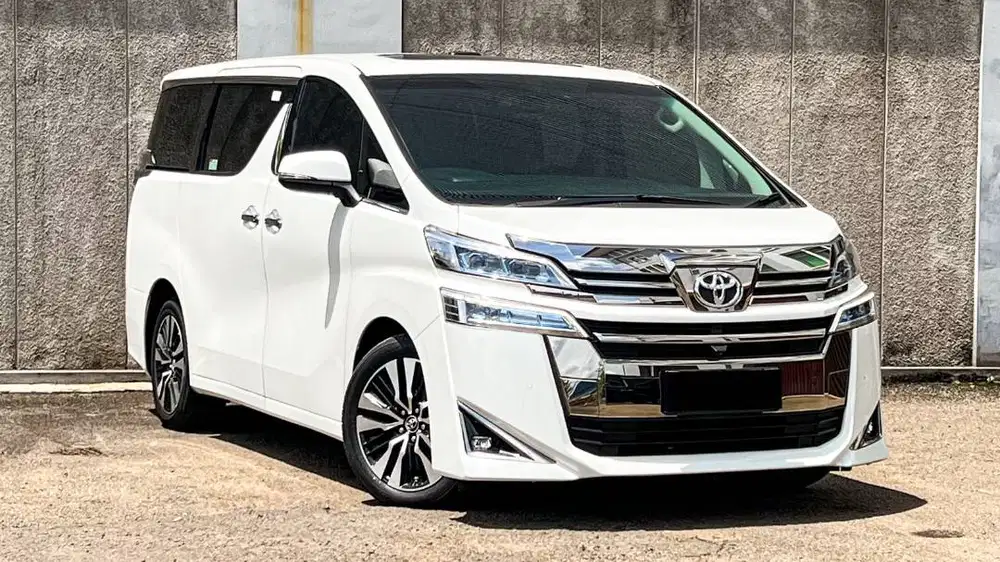 Toyota Vellfire 2.5 G AT Putih Metalik 2019 Km 80rban