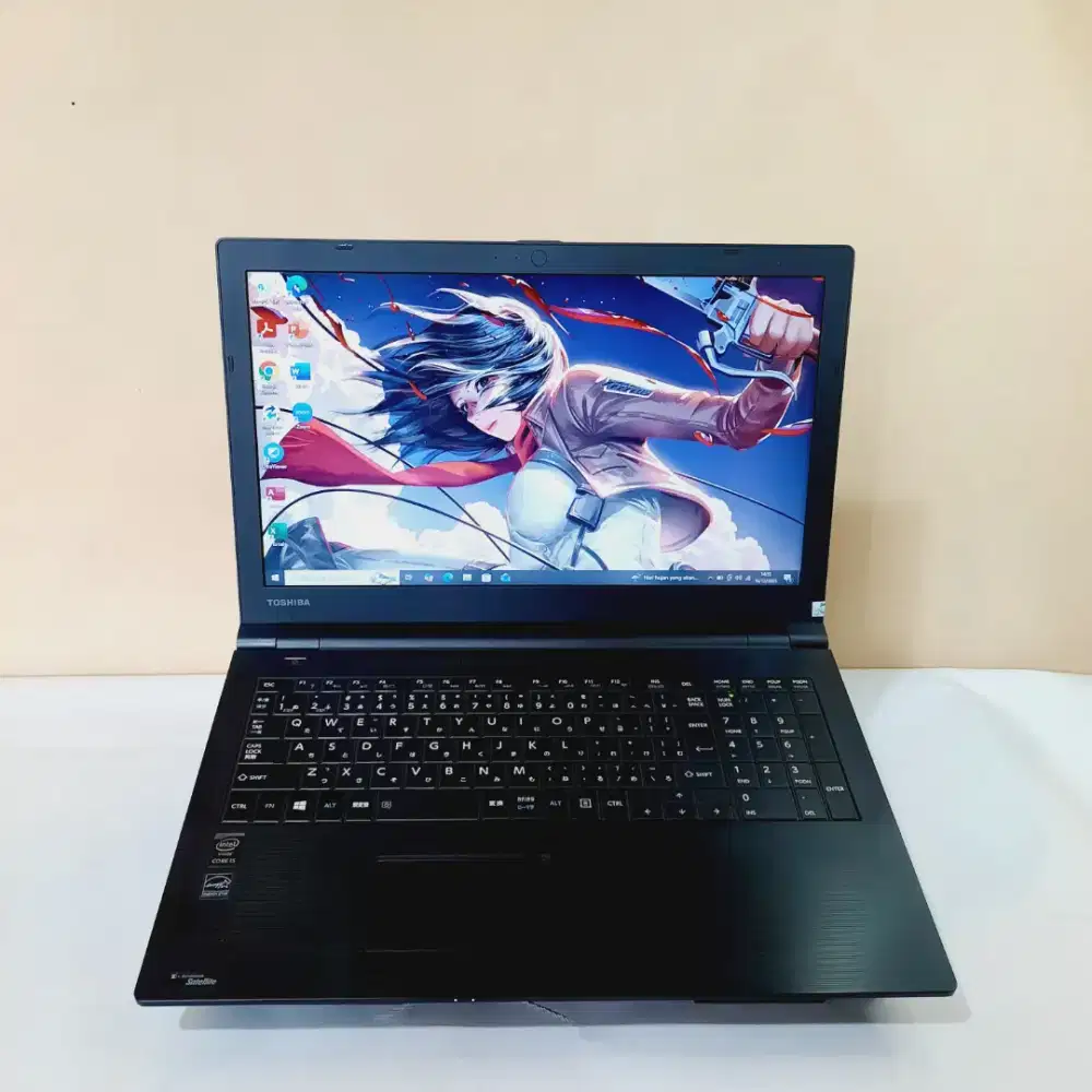 Laptop Toshiba Core i5 RAM 8GB SSD Siap Pakai