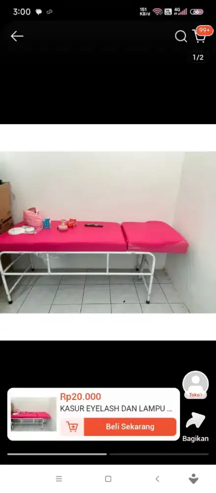 Mencari Bed / Ranjang Eyelash Bekas