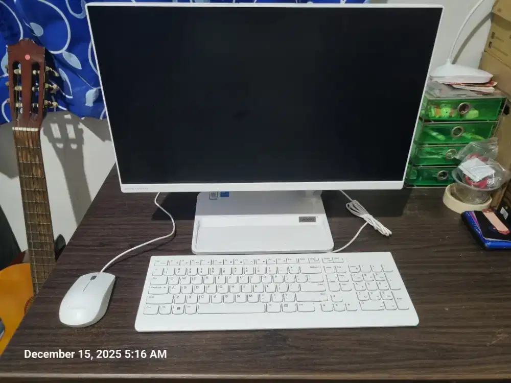 PC Lenovo AIO 3i IdeaCentre Putih Istimewa
