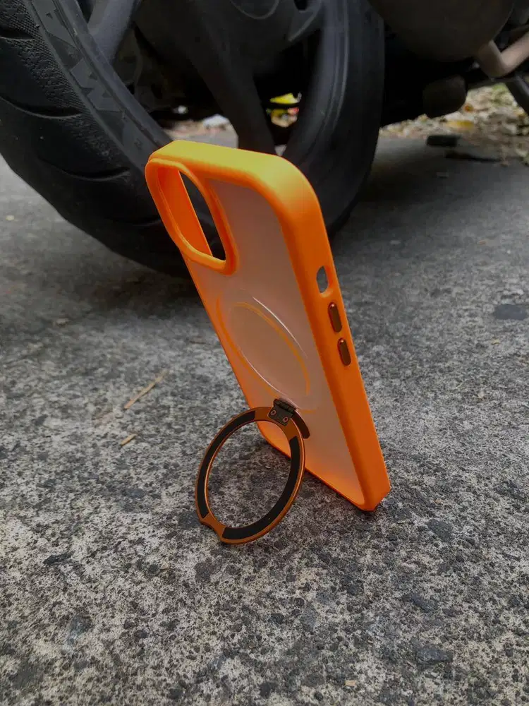 360 Magnetic Stand Case With Metal Lens iPhone 15