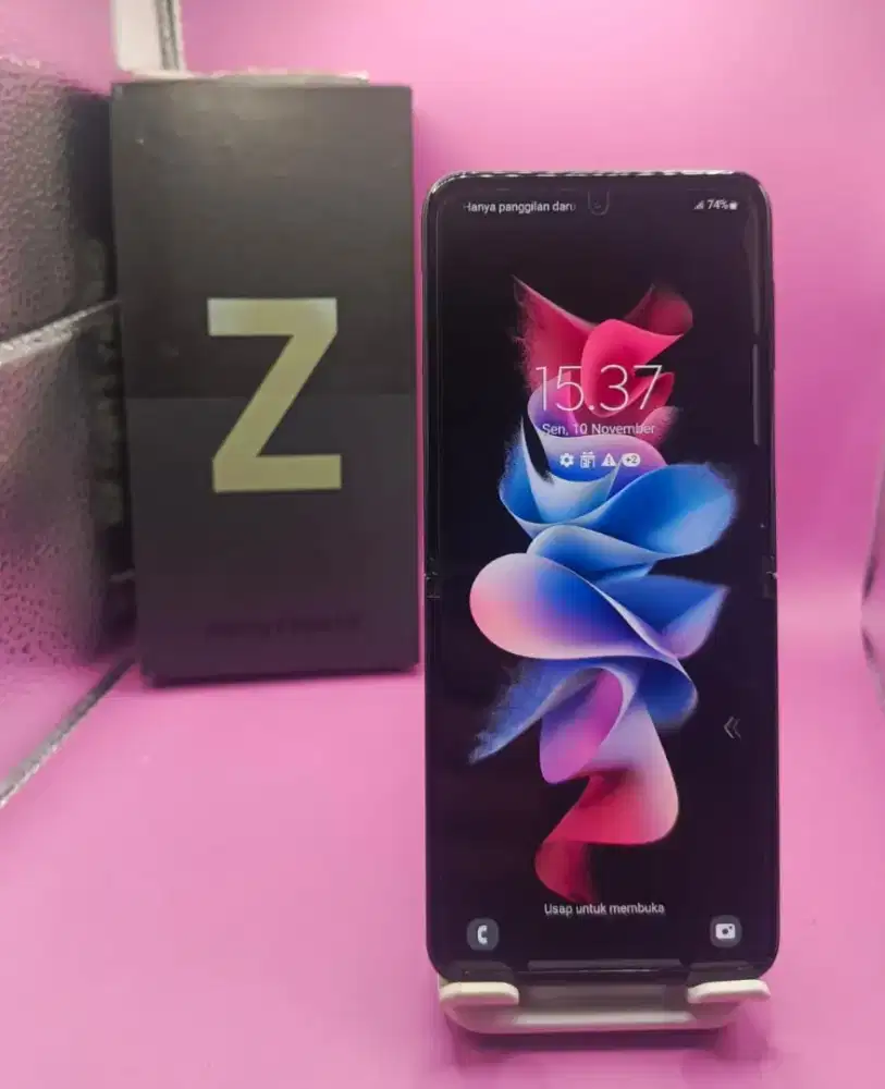 SAMSUNG Z FLIP 3 5G RAM 8/256GB ORIGINAL SEIN MULUS FULLSHET