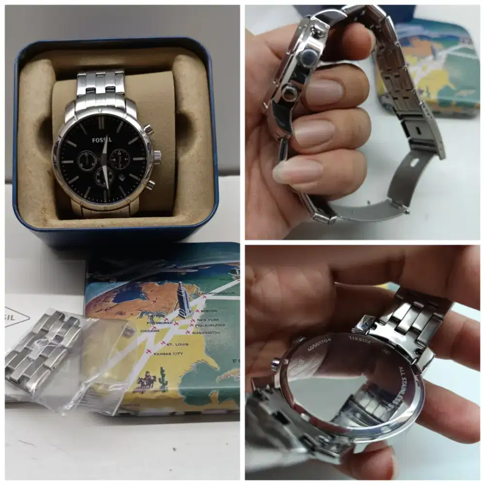 Jam Tangan Pria Fossil BQ1278IE Original Mulus Murah NEGO