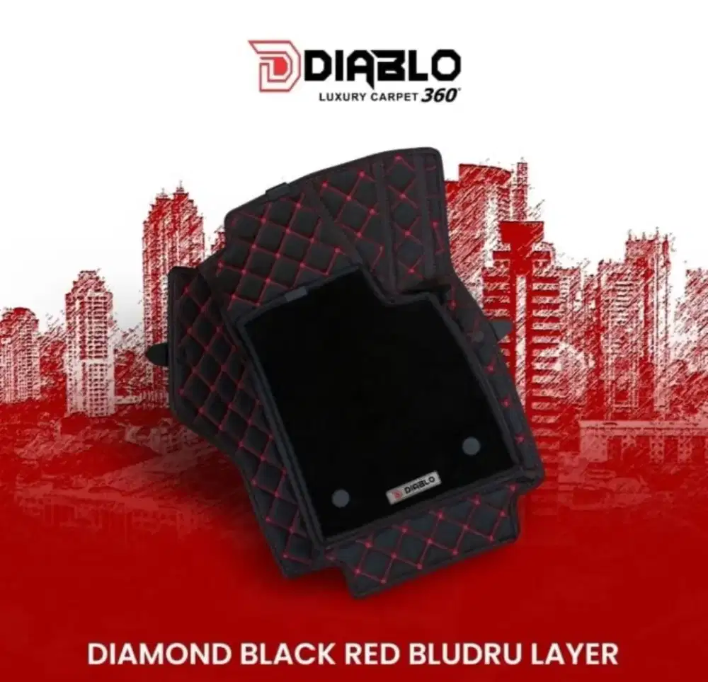 Karpet 3D Diablo LUXURY CARPET All-new Honda CRV Turbo